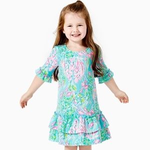 Lilly Pulitzer Girls‘ Kailyn Dress Size L 8-10